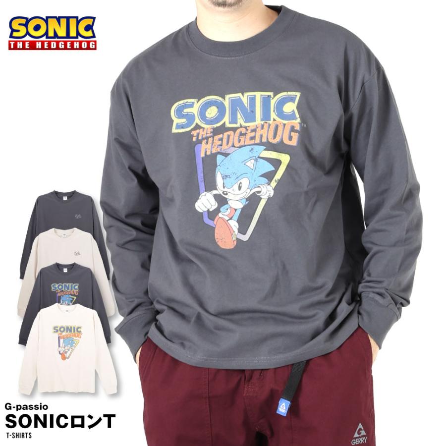 ソニック ソニックザヘッジホッグ ゲーム ゲームTシャツ 長袖 長そで T