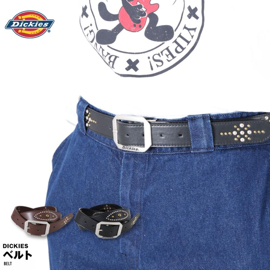 Dickies（ディッキーズ） ベルト スタッズ DK 35mm スタッズベルト PU