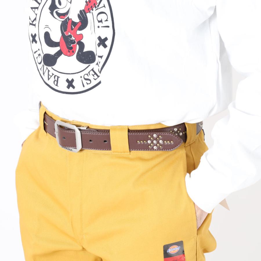 Dickies（ディッキーズ） ベルト スタッズ DK 35mm スタッズベルト PU