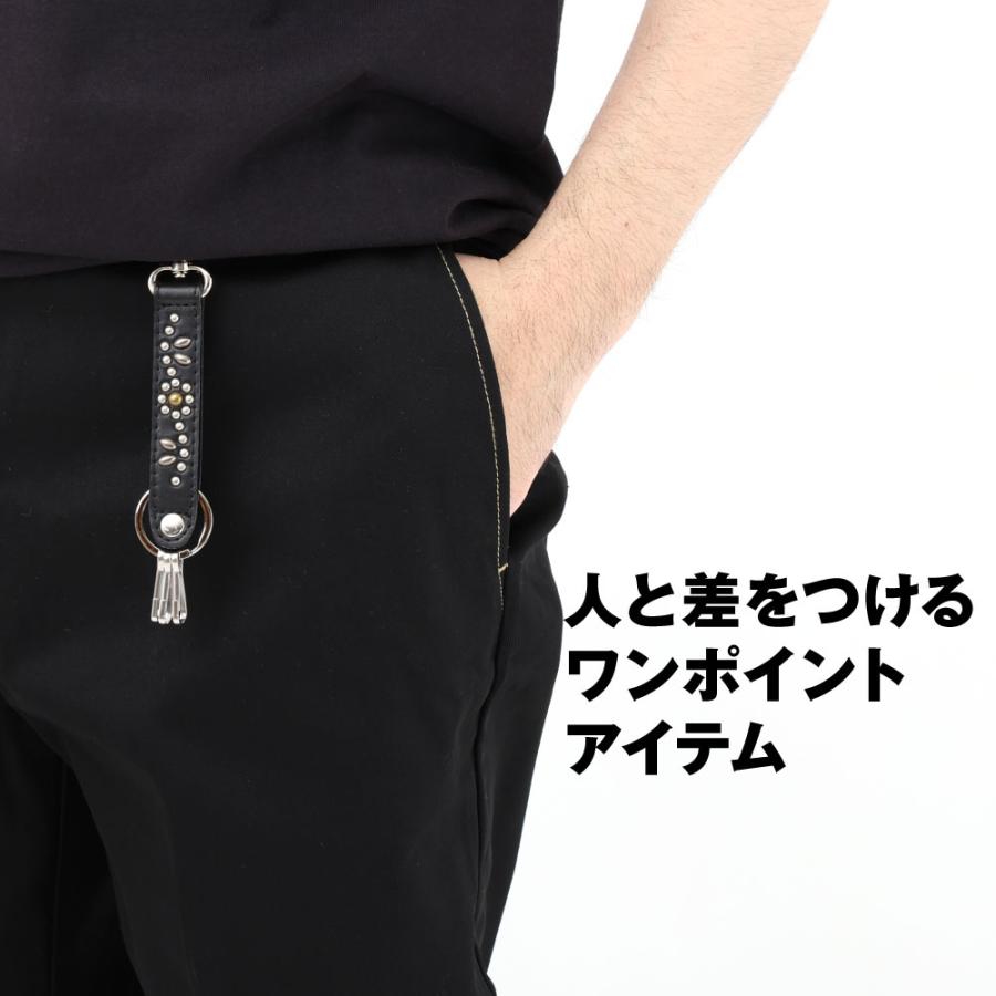 Dickies（ディッキーズ） スタッズ キーリング カラビナ ロゴ