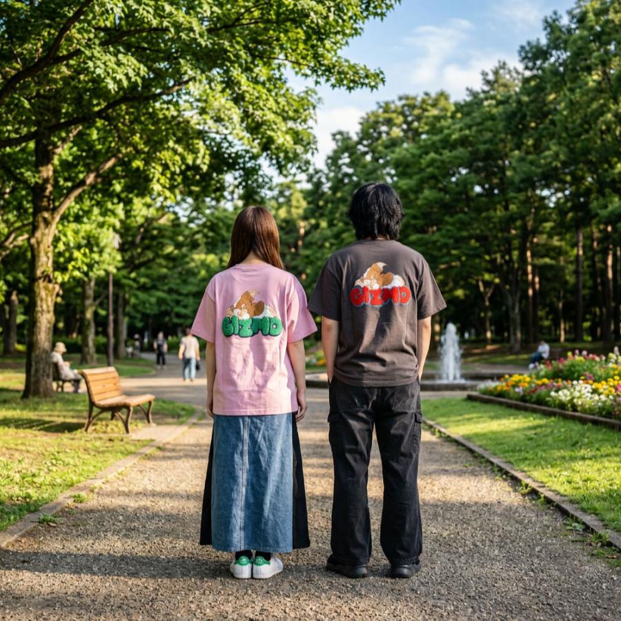 グレムリン Tシャツ 半袖 半そで サガラ サガラ刺繍 ギズモ プリント
