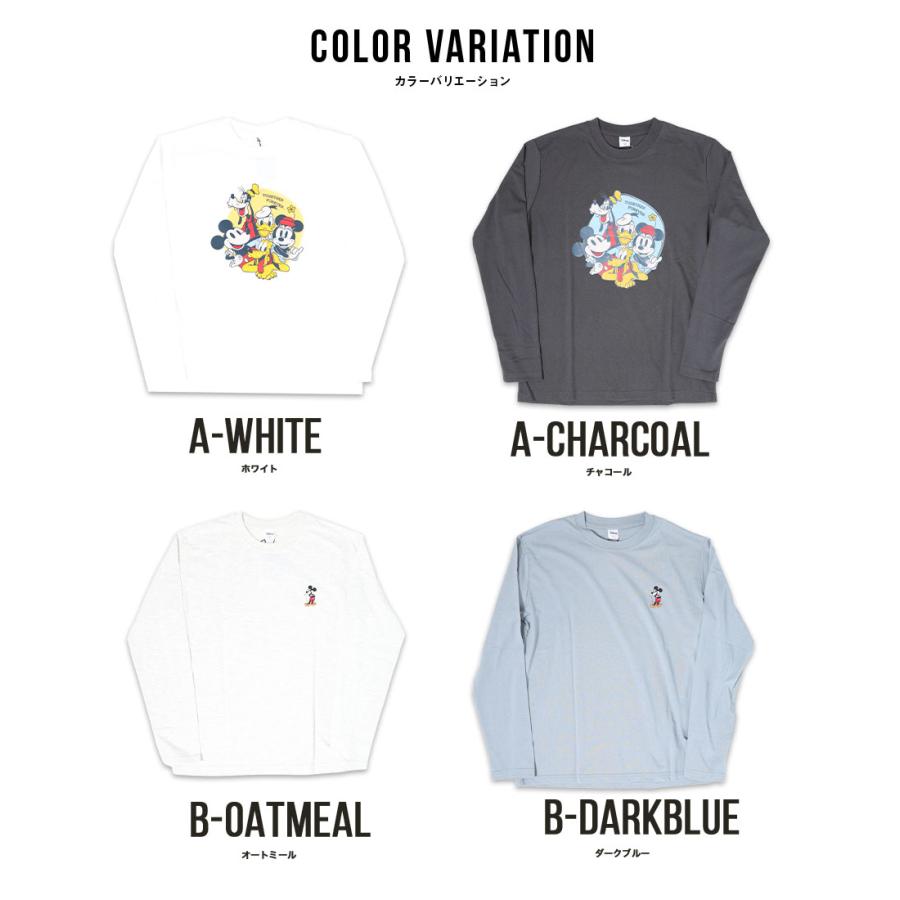 Disney（ディズニー） ミッキー Tシャツ 長袖 長そで メンズ