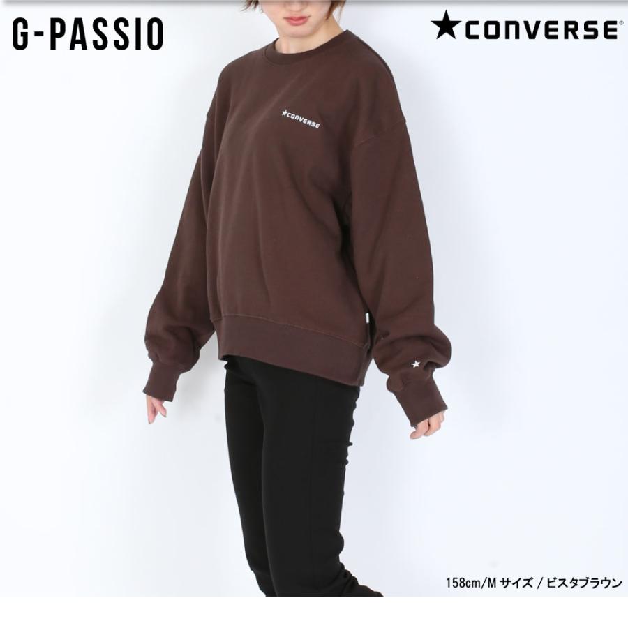 送料無料 Converse コンバース 裏毛 トレーナー スウェット ブランド レディース トップス 秋冬 ファッション ゆったり B0434 04 4800 G Passio ジーパッシオ 通販 Yahoo ショッピング