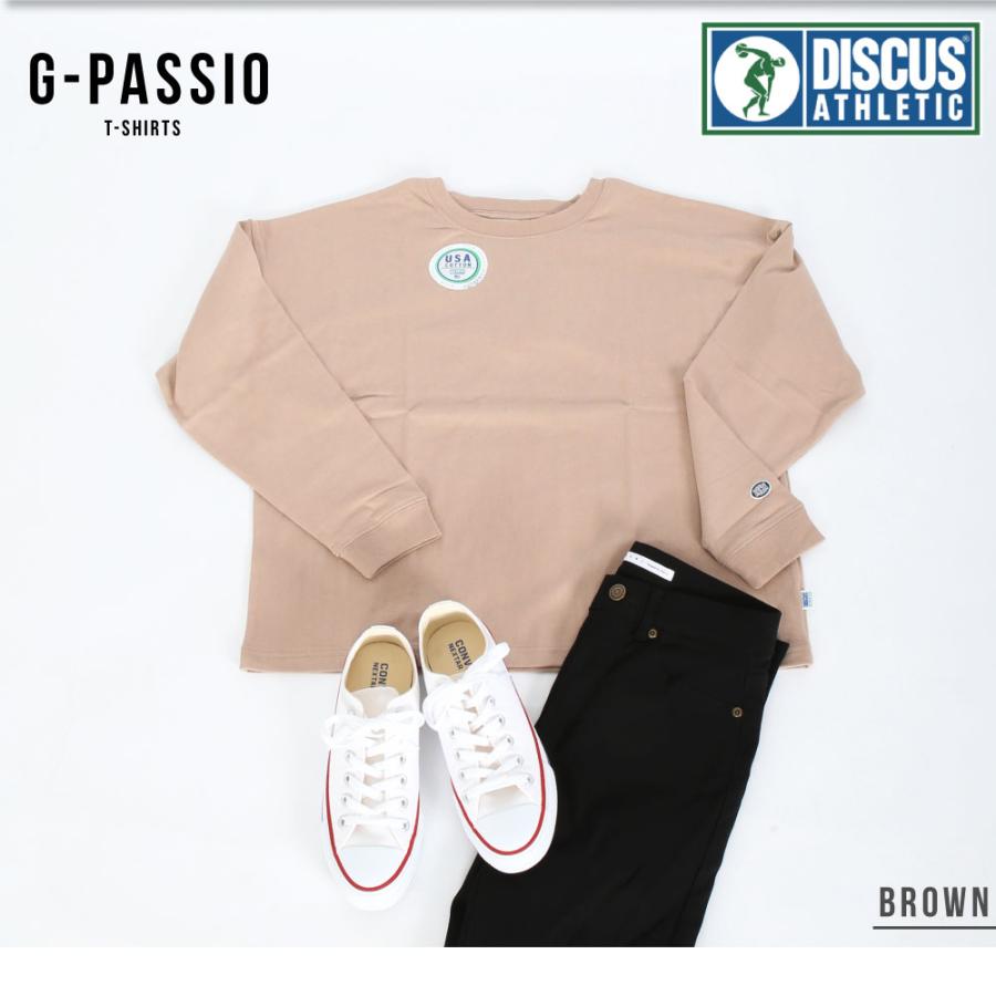ゆうパケット便送料無料 2 Discus ディスカス 長袖 Tシャツ ロンt 無地 ロゴ 刺繍 秋冬 ファッション ブランド レディース トップス 綿100 B0437 04 4773 G Passio ジーパッシオ 通販 Yahoo ショッピング