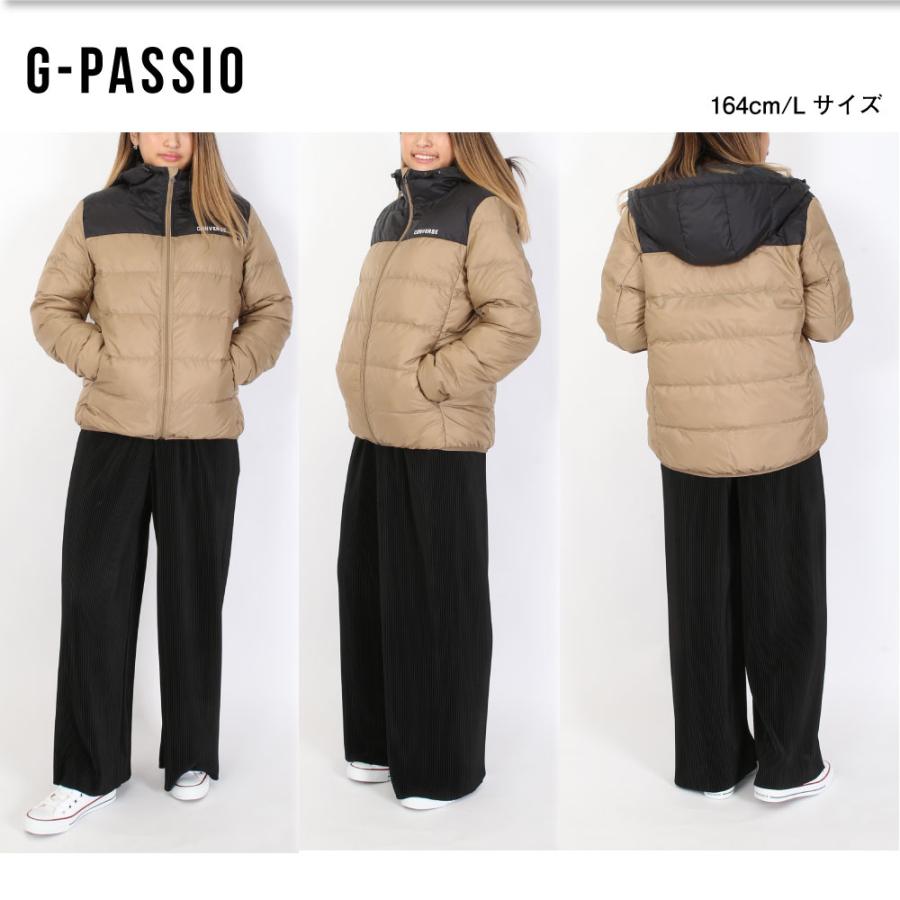 ダウンジャケット ダウン アウター レディース 人気 軽量ダウン 軽量 コンバース Converse ブランド メンズ 秋冬 ショート丈 ライトダウン B0469 04 4362 G Passio ジーパッシオ 通販 Yahoo ショッピング