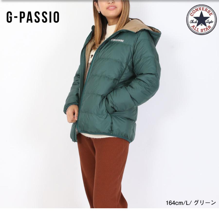 ダウンジャケット ダウン アウター レディース 人気 軽量ダウン 軽量 コンバース Converse ブランド メンズ 秋冬 ショート丈 ライトダウン B0469 04 4362 G Passio ジーパッシオ 通販 Yahoo ショッピング