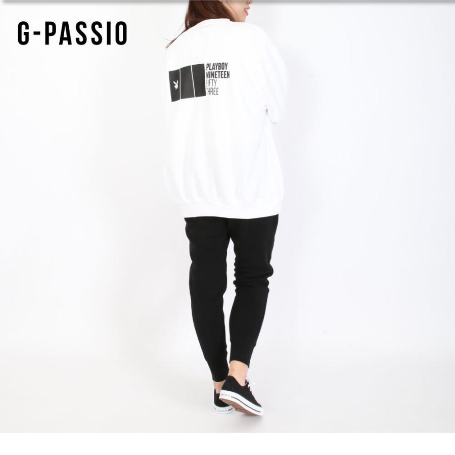 トレーナー レディース トップス スウェット 裏起毛 起毛 人気 Playboy プレイボーイ おしゃれ ストリート ブランド 秋冬 ファッション ゆったり B0474 04 46 G Passio ジーパッシオ 通販 Yahoo ショッピング