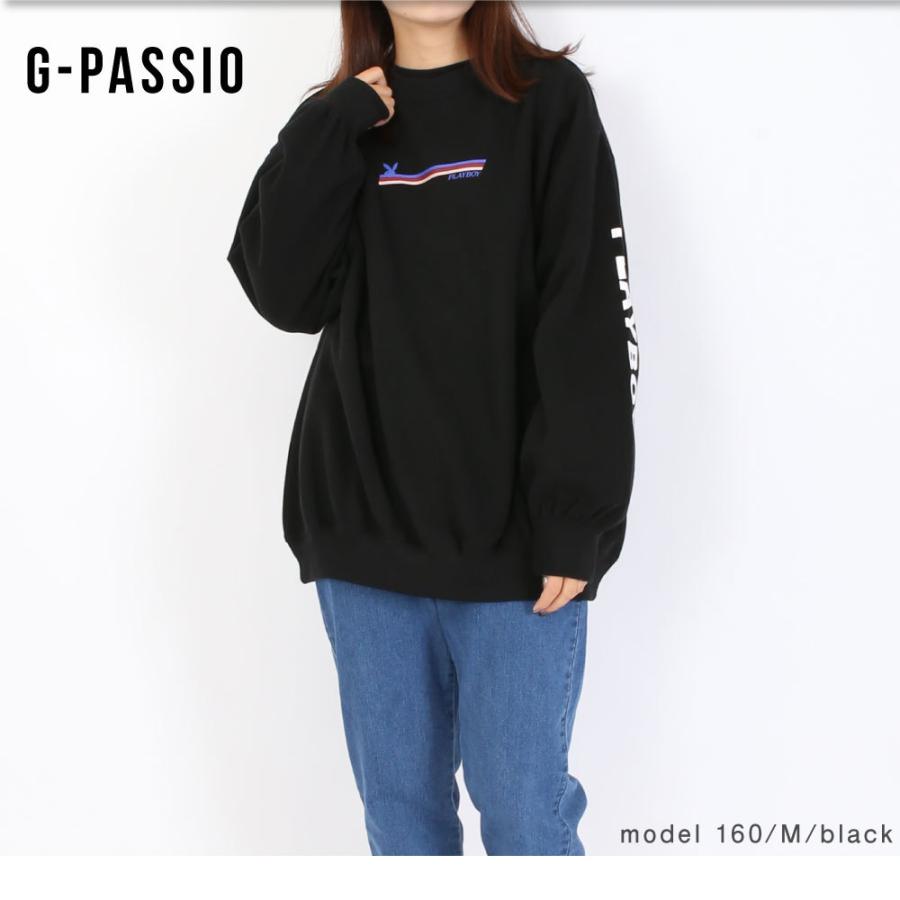 トレーナー レディース トップス スウェット 裏起毛 起毛 人気 Playboy プレイボーイ おしゃれ ストリート ブランド 秋冬 ファッション ゆったり B0474 04 46 G Passio ジーパッシオ 通販 Yahoo ショッピング