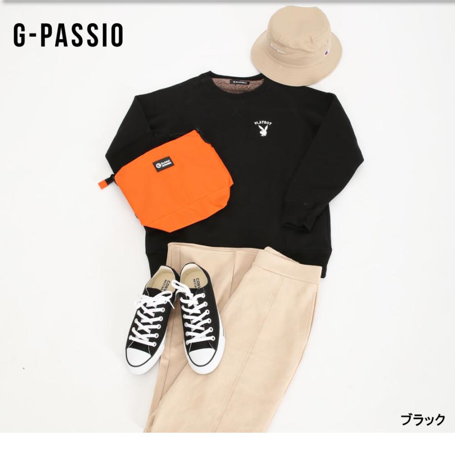 トレーナー レディース スウェット トップス 裏ボア ボア 裏起毛 プレイボーイ ブランド 人気 暖かい 秋冬 カジュアル ロゴ B04 04 4681 G Passio ジーパッシオ 通販 Yahoo ショッピング