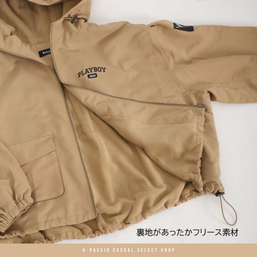 ジャケット アウター レディース マンパージャケット パーカー フリース プレイボーイ Playboy 人気 ブランド 防寒 秋冬 B04 04 4370 G Passio ジーパッシオ 通販 Yahoo ショッピング
