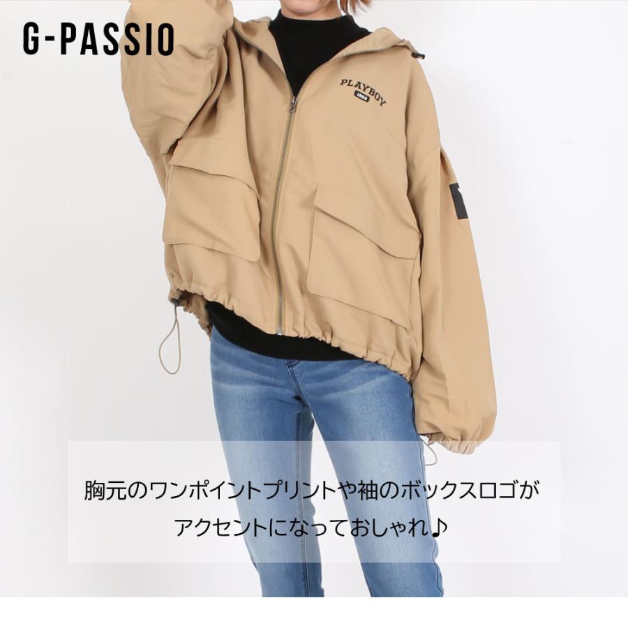 ジャケット アウター レディース マンパージャケット パーカー フリース プレイボーイ Playboy 人気 ブランド 防寒 秋冬 B04 04 4370 G Passio ジーパッシオ 通販 Yahoo ショッピング