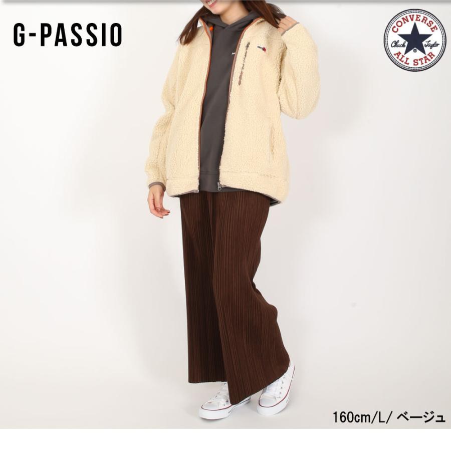 アウター ジャケット レディース ボアジャケット ボア フリース コンバース Converse ブランド 人気 防寒 冬 B0503 04 4876 G Passio ジーパッシオ 通販 Yahoo ショッピング