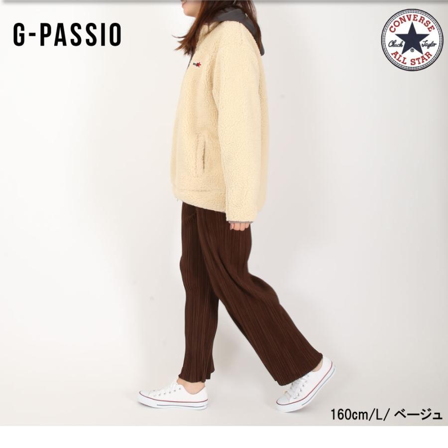 アウター ジャケット レディース ボアジャケット ボア フリース コンバース Converse ブランド 人気 防寒 冬 B0503 04 4876 G Passio ジーパッシオ 通販 Yahoo ショッピング