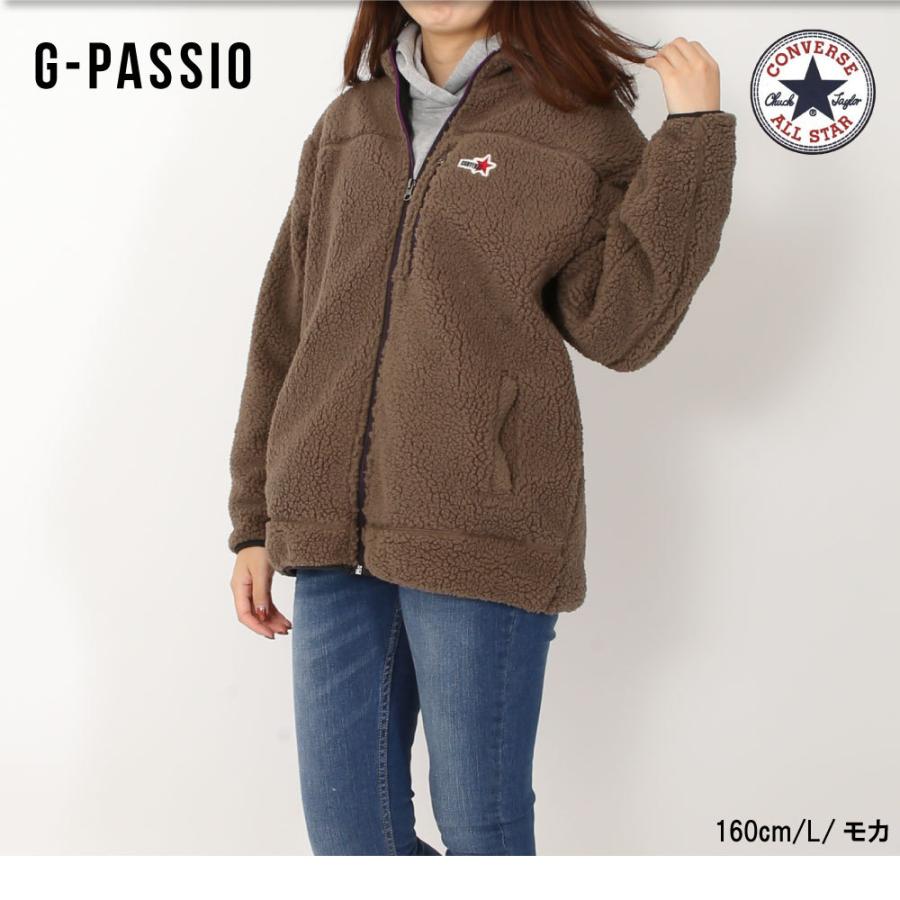 アウター ジャケット レディース ボアジャケット ボア フリース コンバース Converse ブランド 人気 防寒 冬 B0503 04 4876 G Passio ジーパッシオ 通販 Yahoo ショッピング