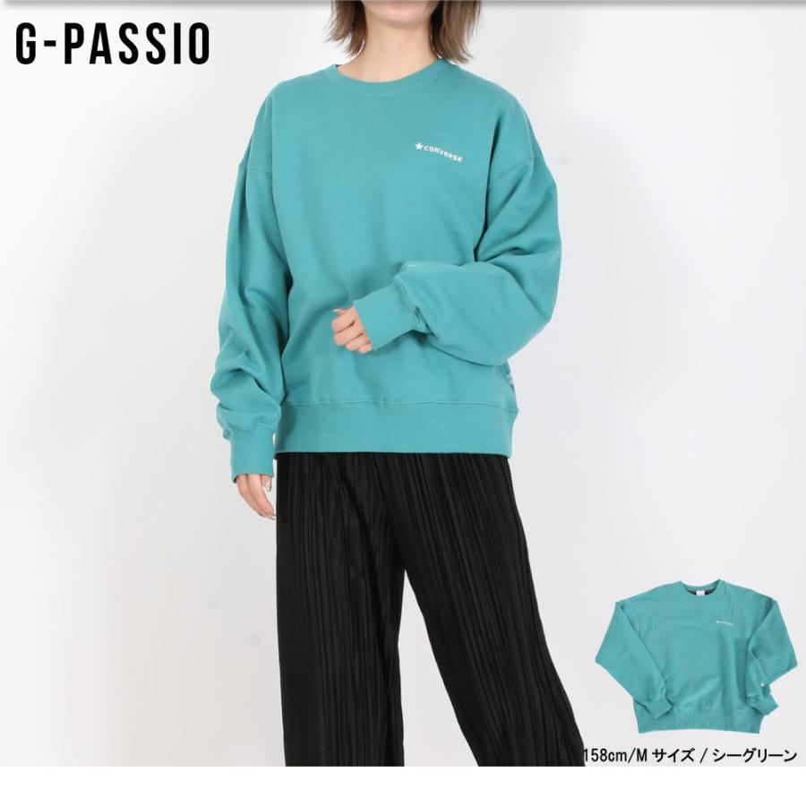 Converse コンバース 裏毛 トレーナー スウェット ブランド カジュアル レディース トップス 春 ファッション ロゴトレーナー ゆったり オーバーサイズ B0526 11 6800 G Passio ジーパッシオ 通販 Yahoo ショッピング