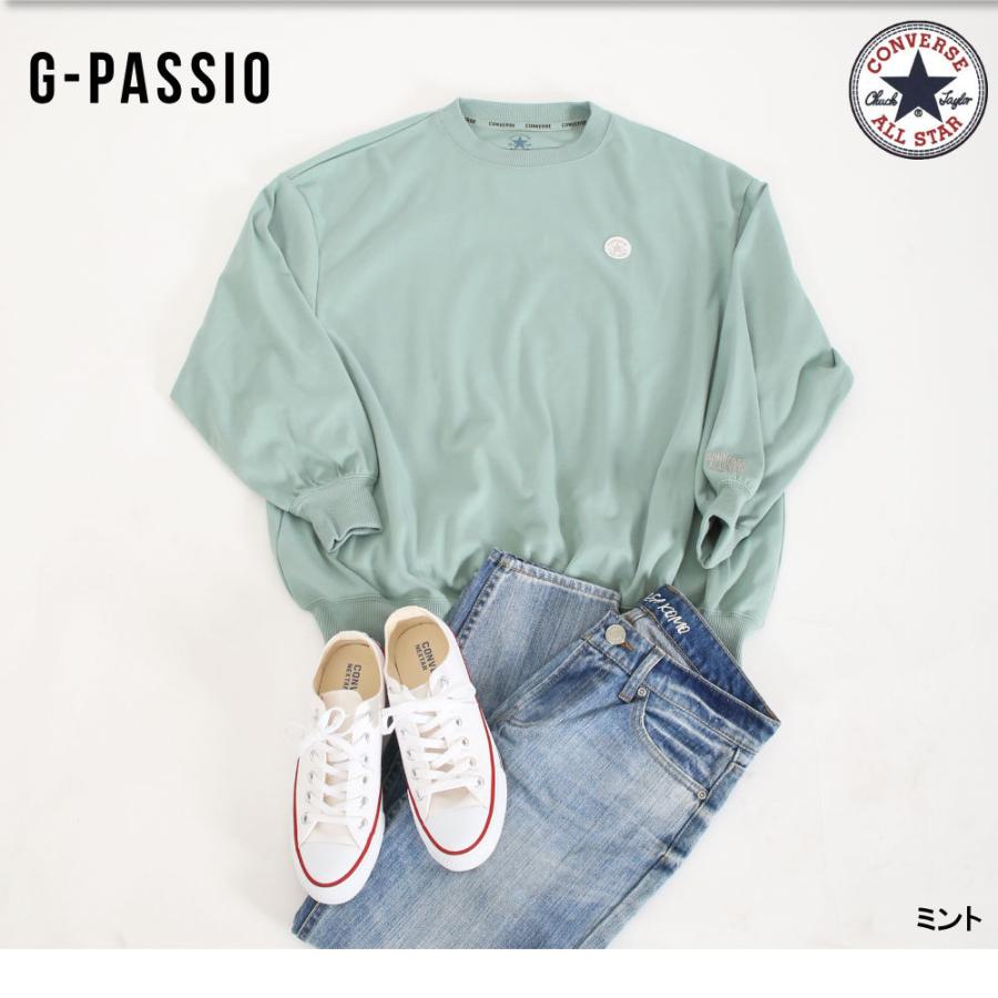 Converse コンバース 裏毛 トレーナー スウェット ブランド カジュアル レディース トップス 春 ファッション ロゴトレーナー B0531 11 6853 G Passio ジーパッシオ 通販 Yahoo ショッピング