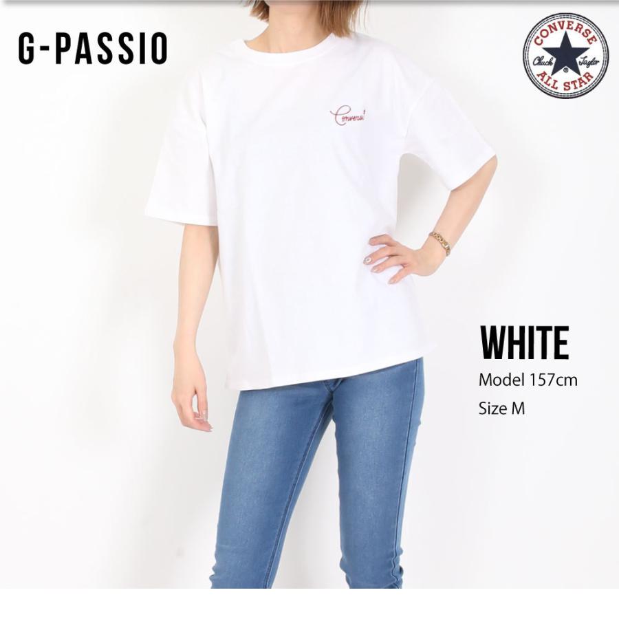 Converse コンバース レディース トップス Tシャツ 半袖tシャツ 半袖 丸首 ブランド カジュアル 春 ファッション ロゴt 綿 人気 おしゃれ B0564 12 7853 G Passio ジーパッシオ 通販 Yahoo ショッピング