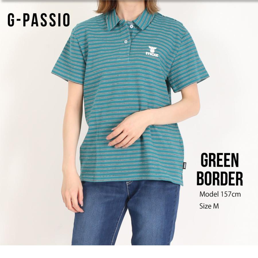 レディース トップス Moz Moz モズ ポロシャツ 半袖 スウェーデン ブランド 人気 おしゃれ 春 夏 綿 B0610 G Passio ジーパッシオ 通販 Yahoo ショッピング