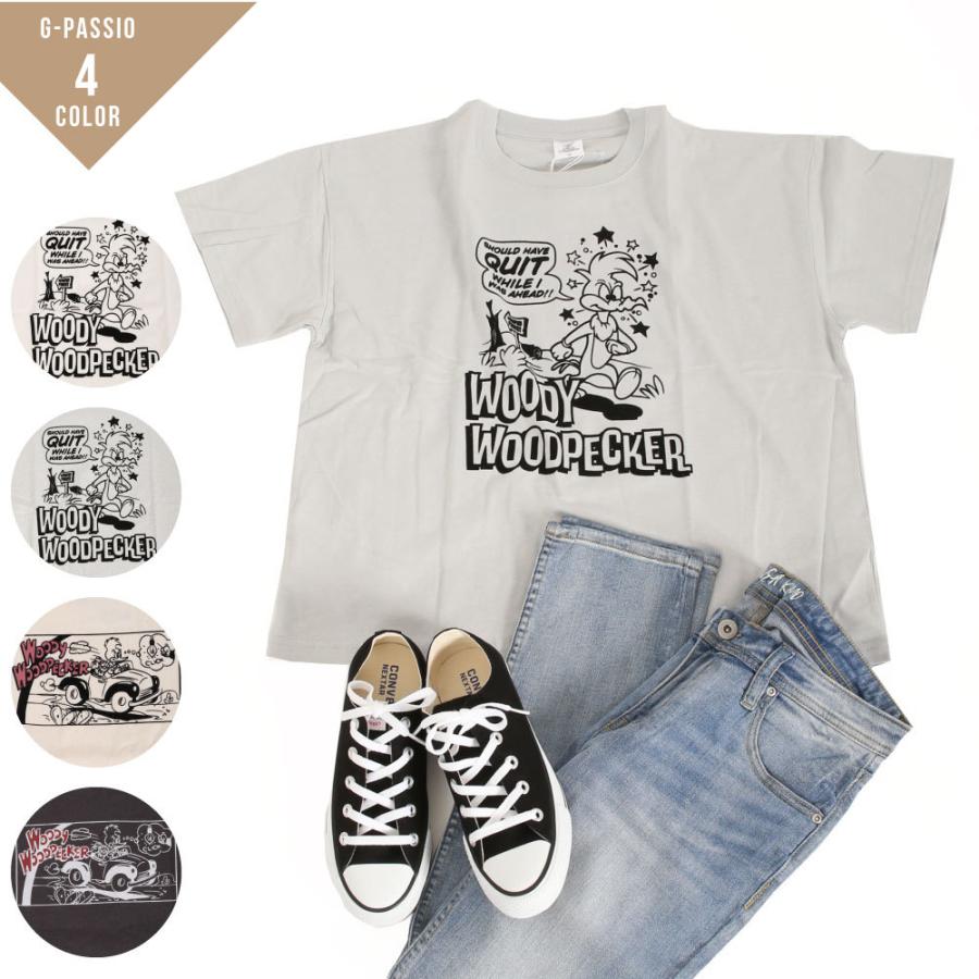 ウッディーウッドペッカー レディース トップス Tシャツ ユニバーサル アメコミ キャラクター 半袖 綿 キャラクター 丸首 春 夏 B0625 12 3730 G Passio ジーパッシオ 通販 Yahoo ショッピング
