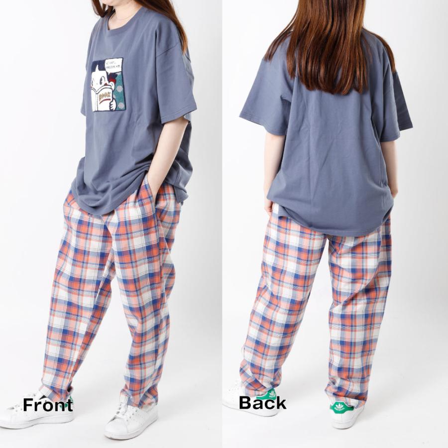 Tシャツtシャツ ビッグシルエット オーバーサイズ 半袖 刺繍 サガラ刺
