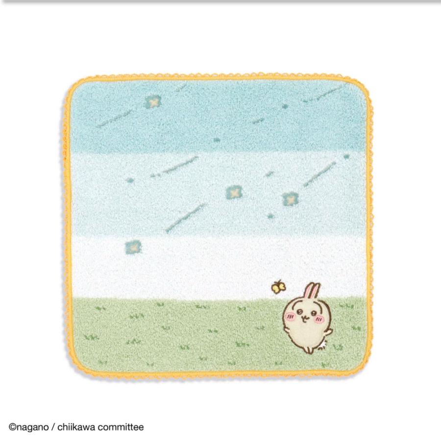 ちいかわ タオルハンカチ 公式 グッズ ハチワレ うさぎ そよかぜ