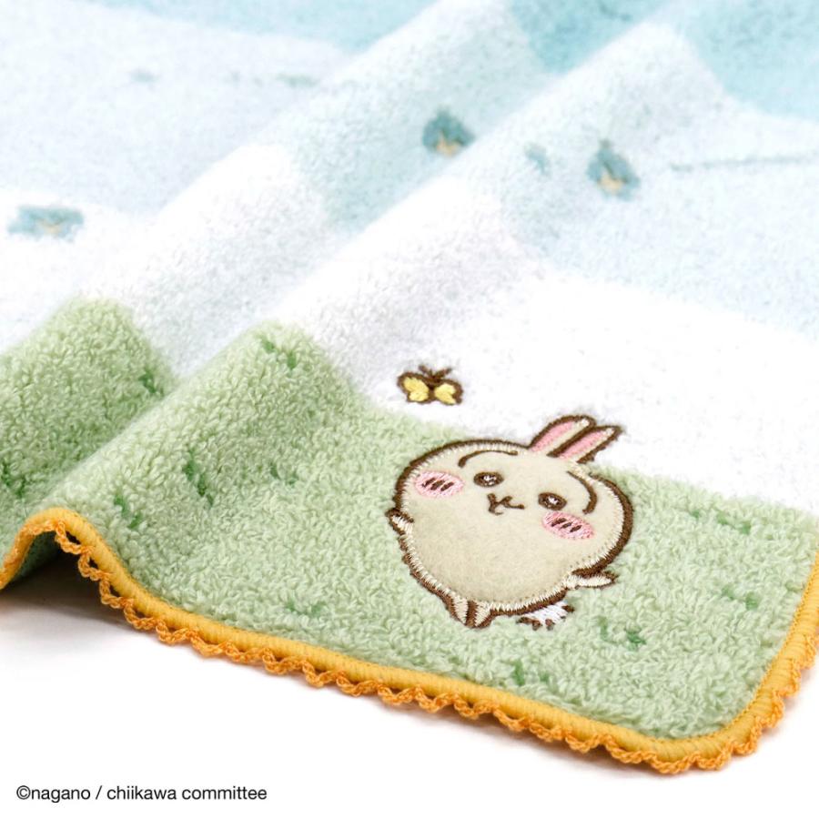 ちいかわ タオルハンカチ 公式 グッズ ハチワレ うさぎ そよかぜ