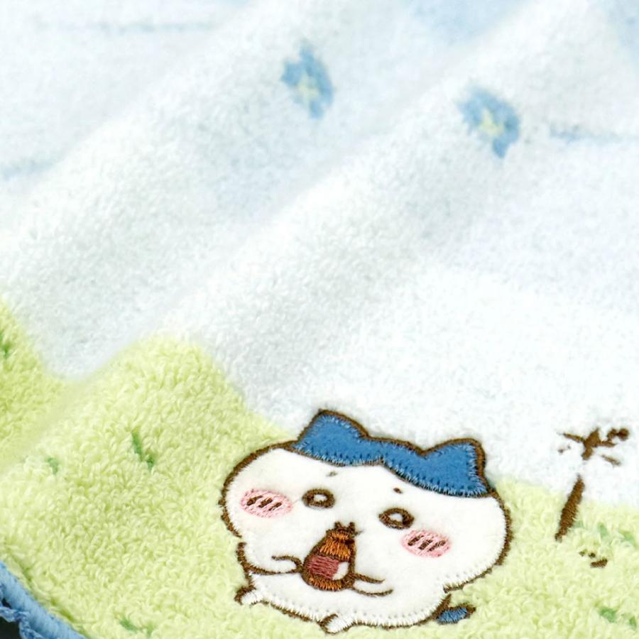 ちいかわ タオルハンカチ 公式 グッズ ハチワレ うさぎ そよかぜ