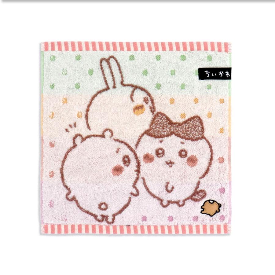 ちいかわ タオルハンカチ 公式 グッズ ハチワレ うさぎ ともだち