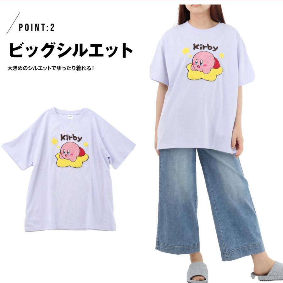 カービィ 星のカービィ 半袖Tシャツ ルーズ ビッグシルエット かわいい