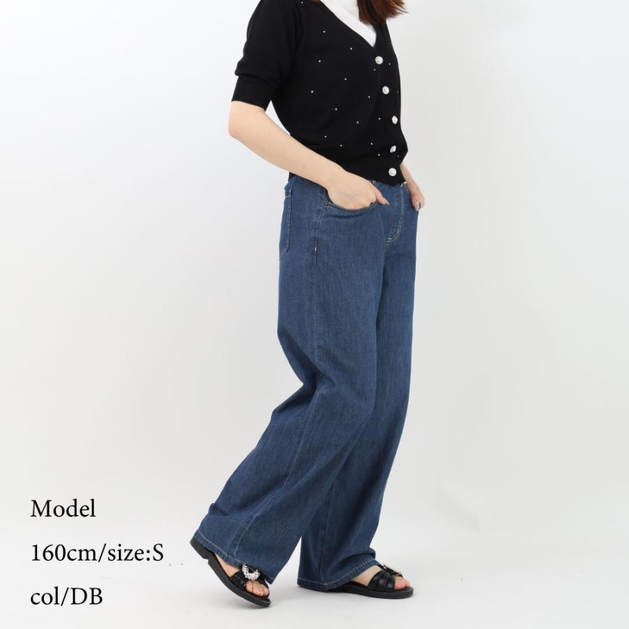 キャメルロード デニムイージー ドローコード ボトムス パンツ