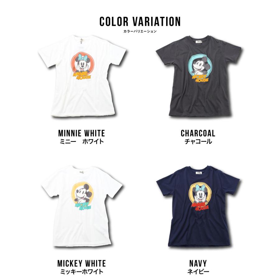 ディズニー Tシャツ 半袖ミッキー ミニー レディース レトロ ミッキー