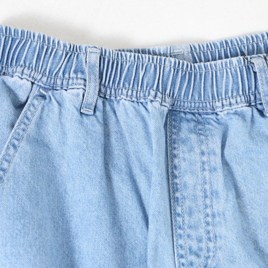 デニム カーゴパンツ レディース デニムパンツ カーゴ ズボン ウエスト