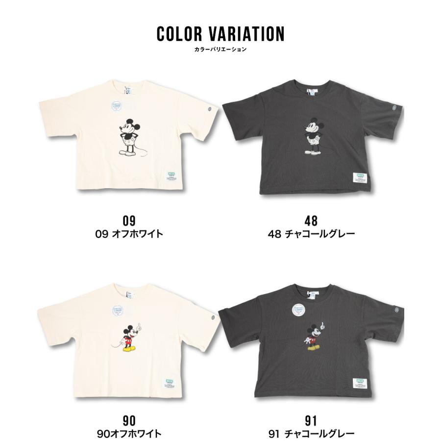 DISCUS ディスカス ディズニー ミッキー Tシャツ レディース 半袖 綿