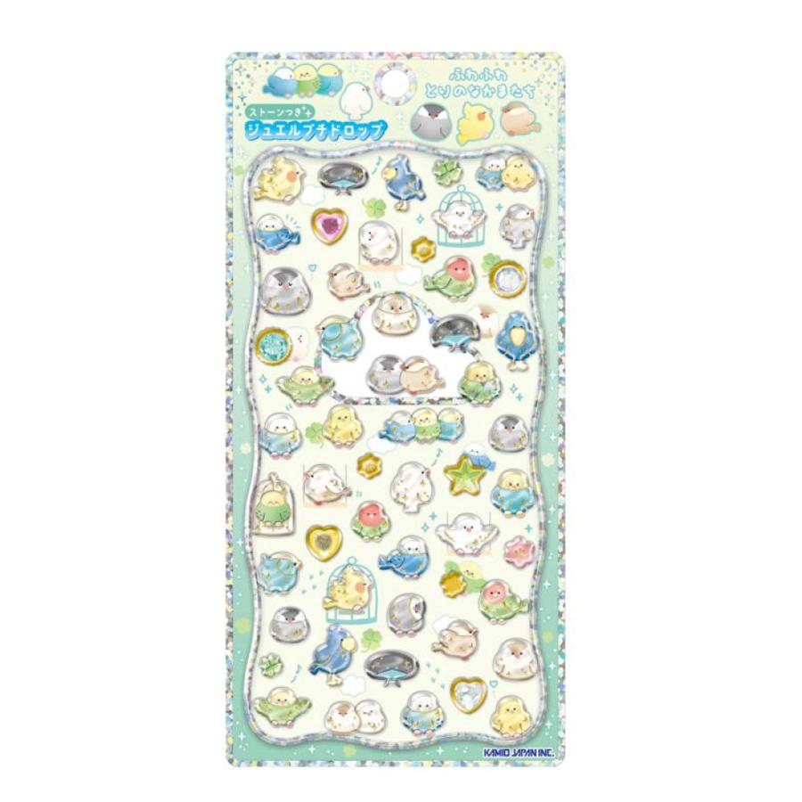 カミオジャパン シール ジュエルプチドロップステッカー ぷっくり 