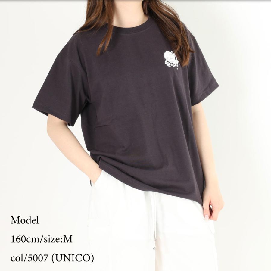 手塚治虫 Tシャツ レディース 半袖 ユニコ ジャングル大帝 ブラック