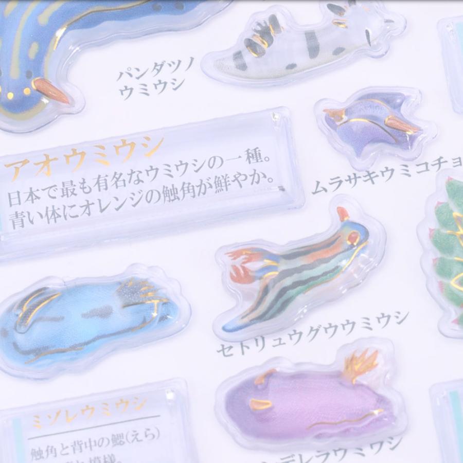 大人の図鑑シール 3D 6種 パン スーパー エジプト ウミウシ 鉱物 クラゲ 大人の図鑑シール 3D 6種 パン スーパー 古代エジプト ウミウシ 鉱物
