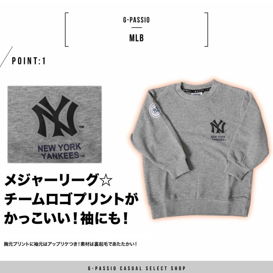 男の子　裏起毛ズボン　トレーナー　ロンT 110サイズ　新品未使用 MLB トレーナー 起毛 長袖 キッズ 子供 男の子 ドジャース mlb DODGERS