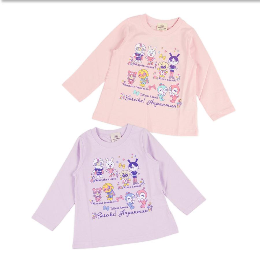 BANDAI（バンダイ） アンパンマン Tシャツ 長袖 ベビー 女の子 男の子