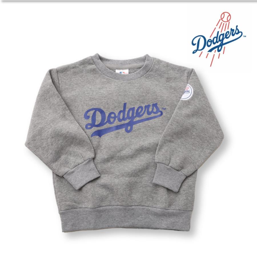 MLB トレーナー 裏起毛 起毛 長袖 キッズ 子供 男の子 ドジャース mlb