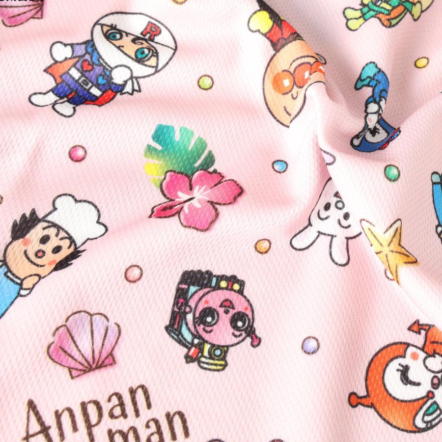 アンパンマン Tシャツ 半袖 メッシュ 90 95 100 男の子 女の子 総柄