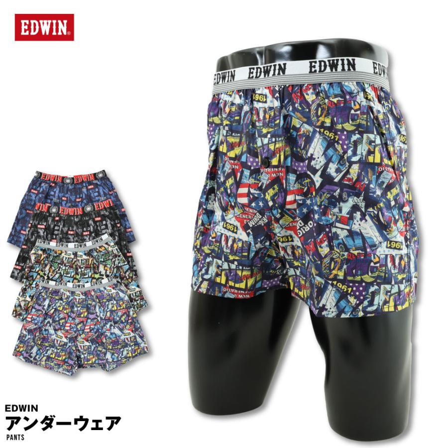 Edwin エドウィン トランクス 布帛 前開き インナー 肌着 紳士 メンズ 綿 カジュアル ブランド パンツ D0063 9098 01 G Passio ジーパッシオ 通販 Yahoo ショッピング