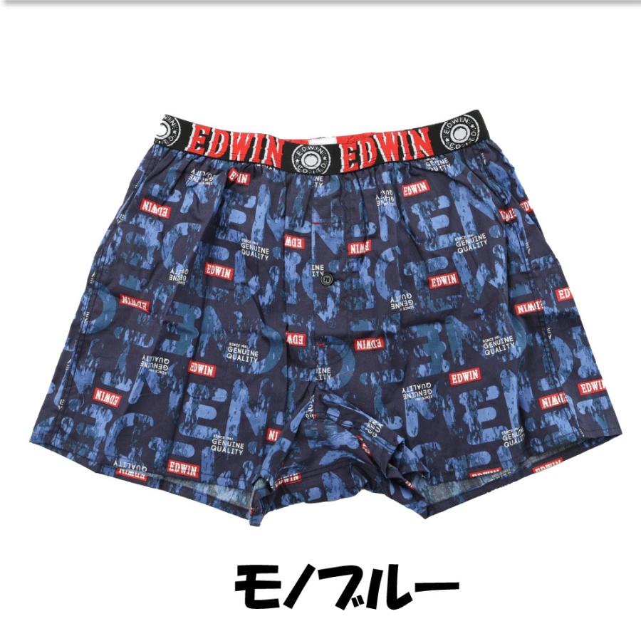 EDWIN（エドウィン） トランクス 布帛 前開き パンツ インナー 肌着