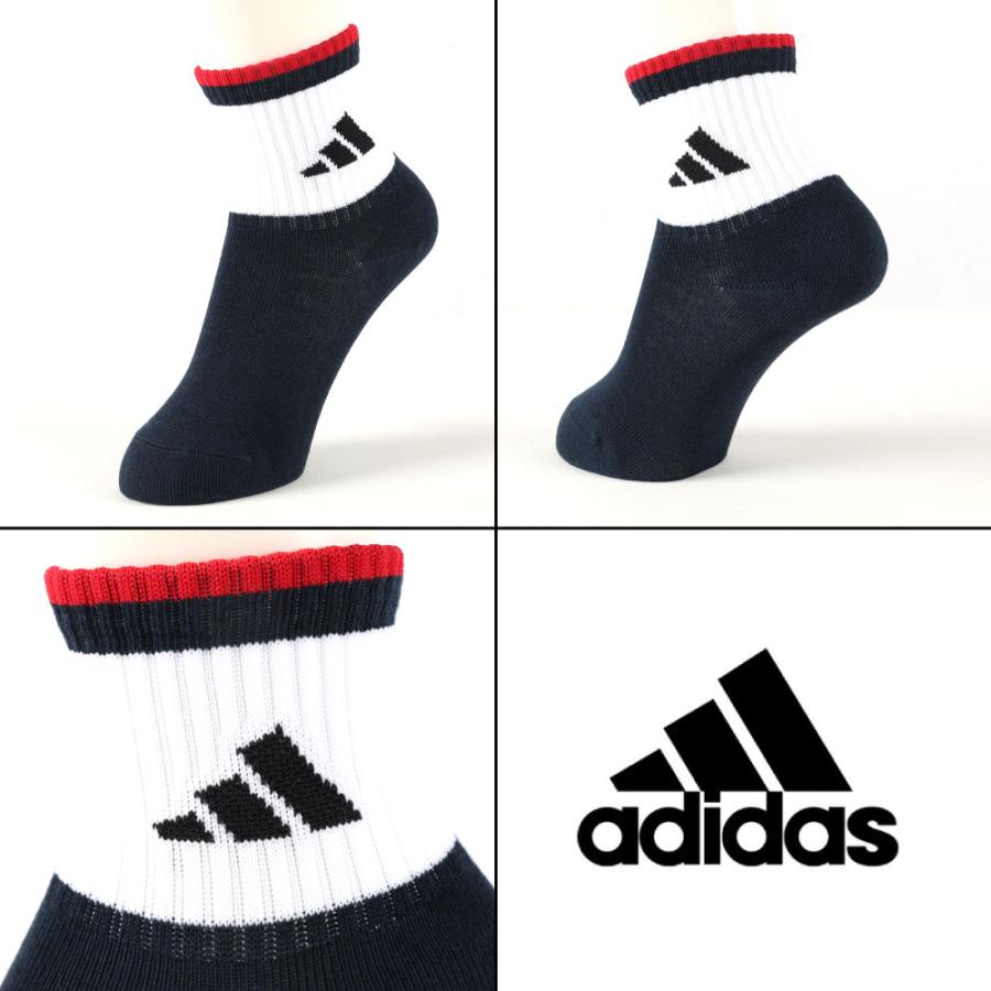 adidas（アディダス） ソックス キッズ 3足組 子ども 男児 女児 靴下