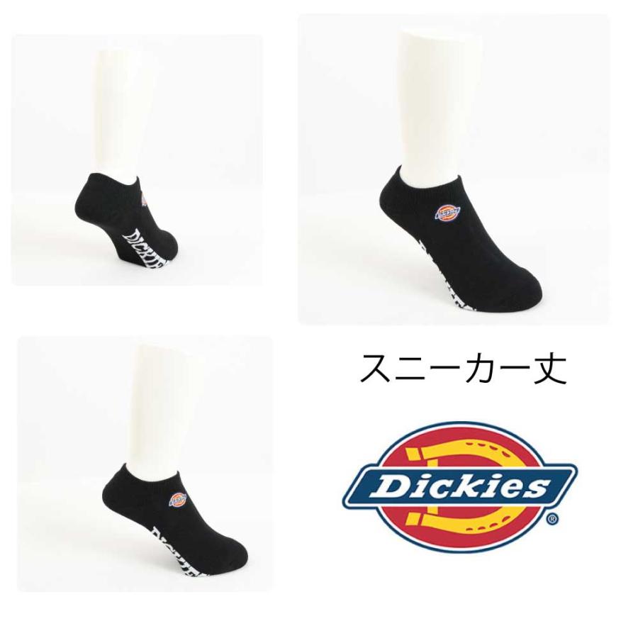 Dickies ディッキーズ くるぶし丈 クルー丈 ロング丈 3足組 無地