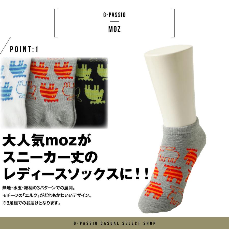 Moz モズ 靴下 3足組 ソックス スニーカー丈 レディース 婦人 無地 総柄 水玉 北欧 ホワイト ブラウン ブルー グレー ネイビー ブラック D0545 Moz Pb 001 G Passio ジーパッシオ 通販 Yahoo ショッピング