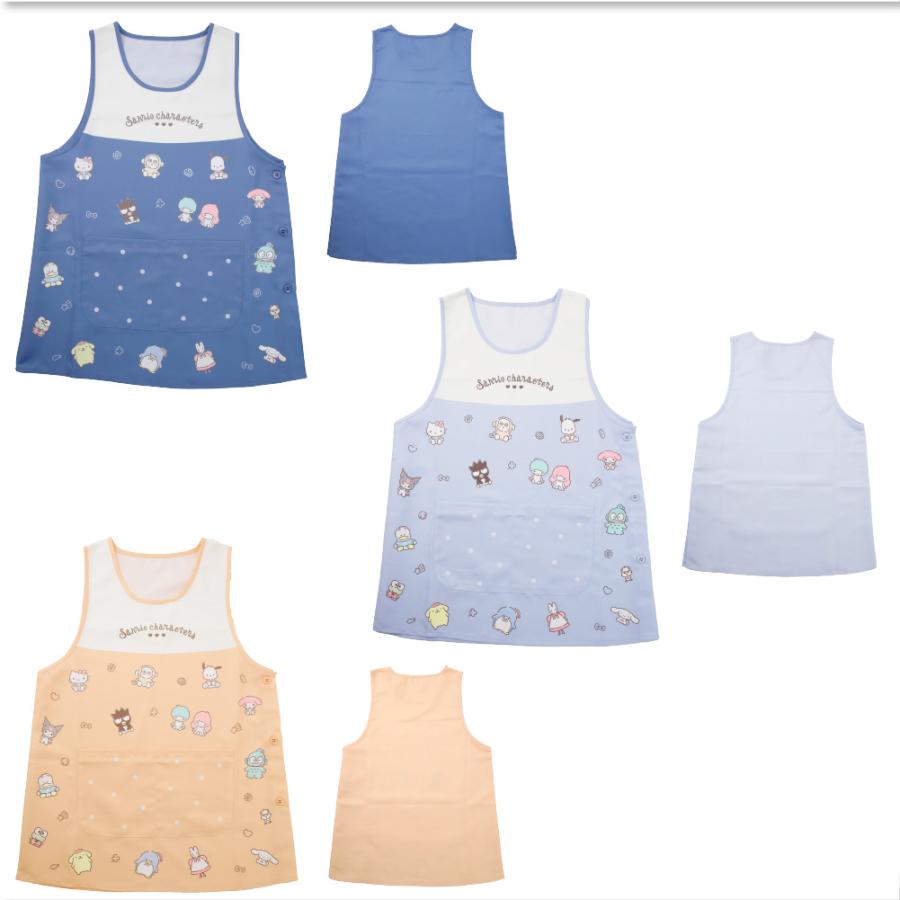 キャラクター エプロン レディース 婦人 かぶるだけ 保育士 幼稚園