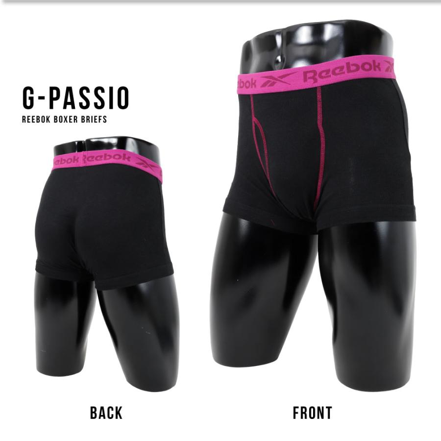 Reebok リーボック メンズ ボクサー ブリーフ 4枚組 パンツ 紳士