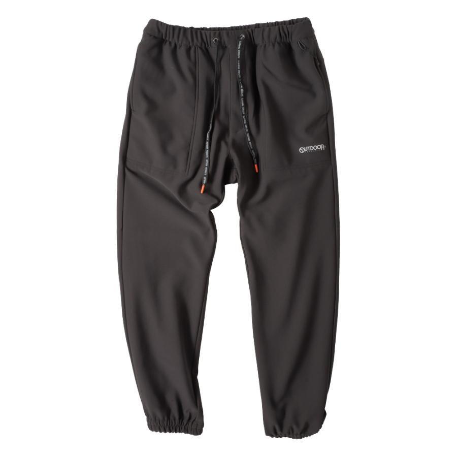 outdoor アウトドア 082290 裏フリース 裏起毛 ジョガーパンツ
