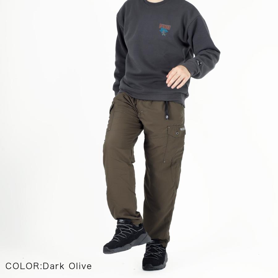 OUTDOOR 裏フリース カーゴ クライミング パンツ メンズ ピーチ 086410