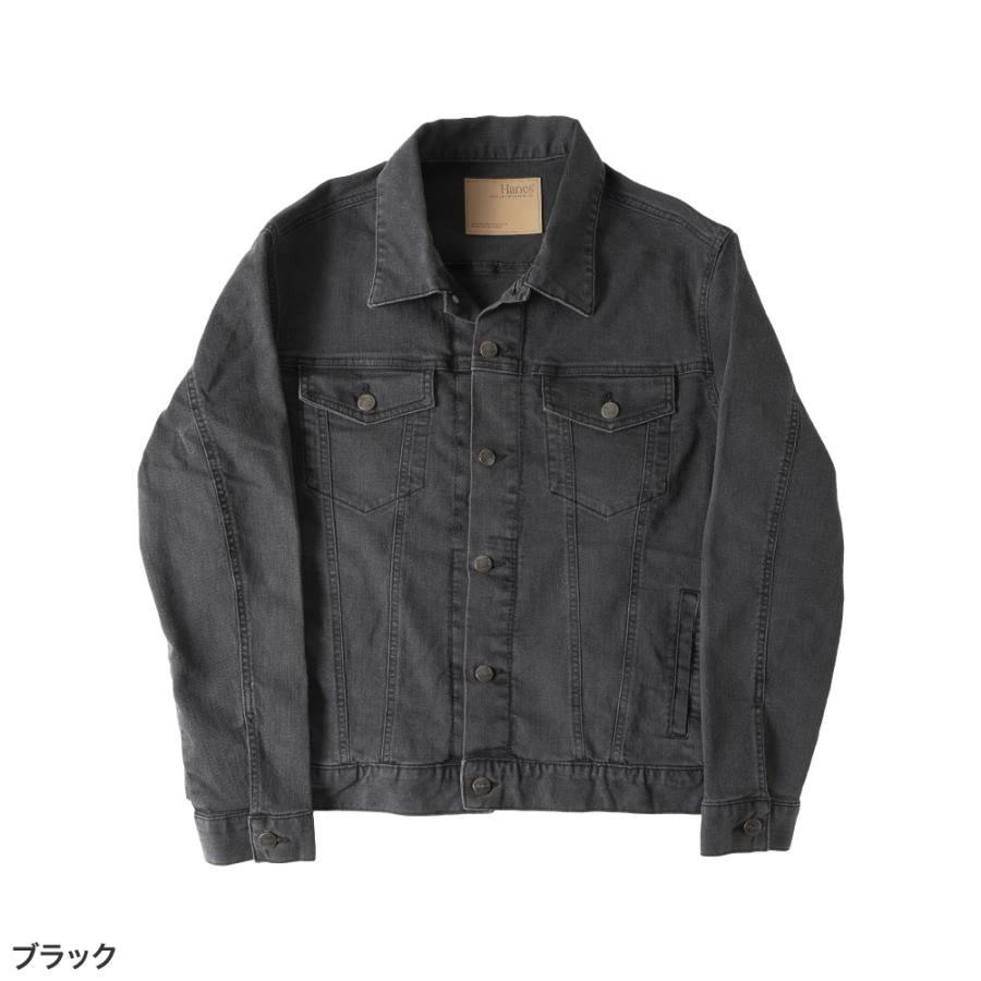 Hanes（ヘインズ） Gジャン ジージャン デニム ジャケット ストレッチ